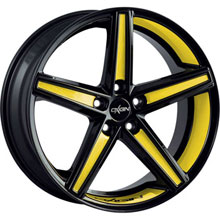 Oxigin 18 Concave Yellow Folienveredelung
