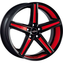 Oxigin 18 Concave Red Folienveredelung